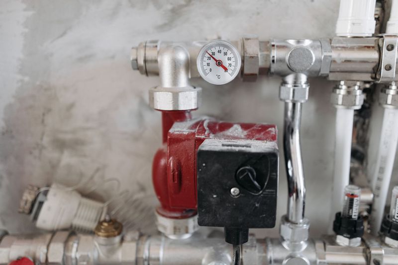 New heating and cooling system installation